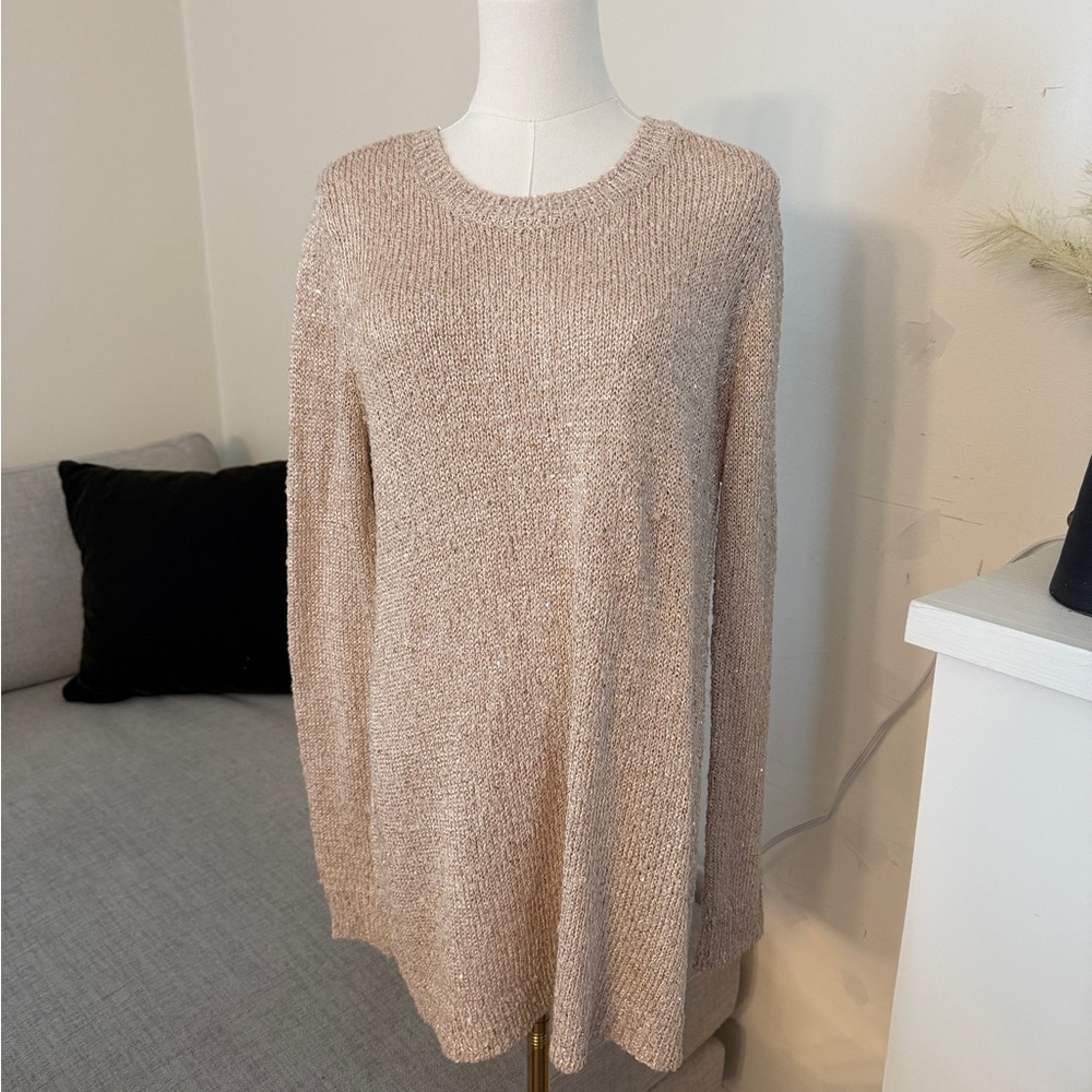 Jack by BB Dakota Textured Beige Sweater